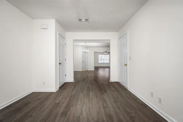 wooden floor in an empty room