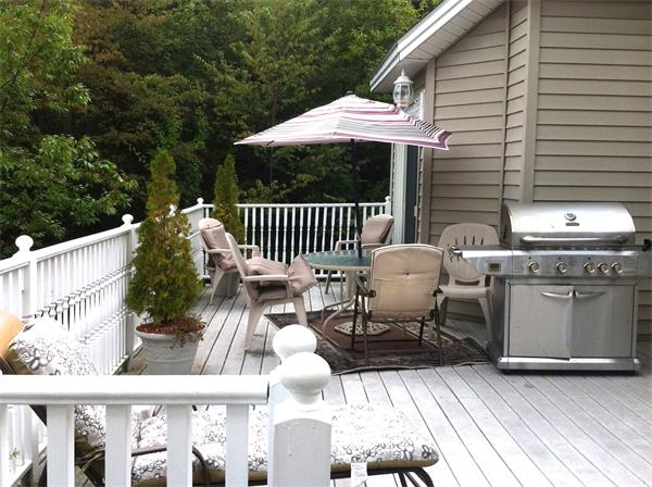 615 Mason Road Ashby, MA 01431 - Photo 7 of 22 a view of a patio with a table and chairs