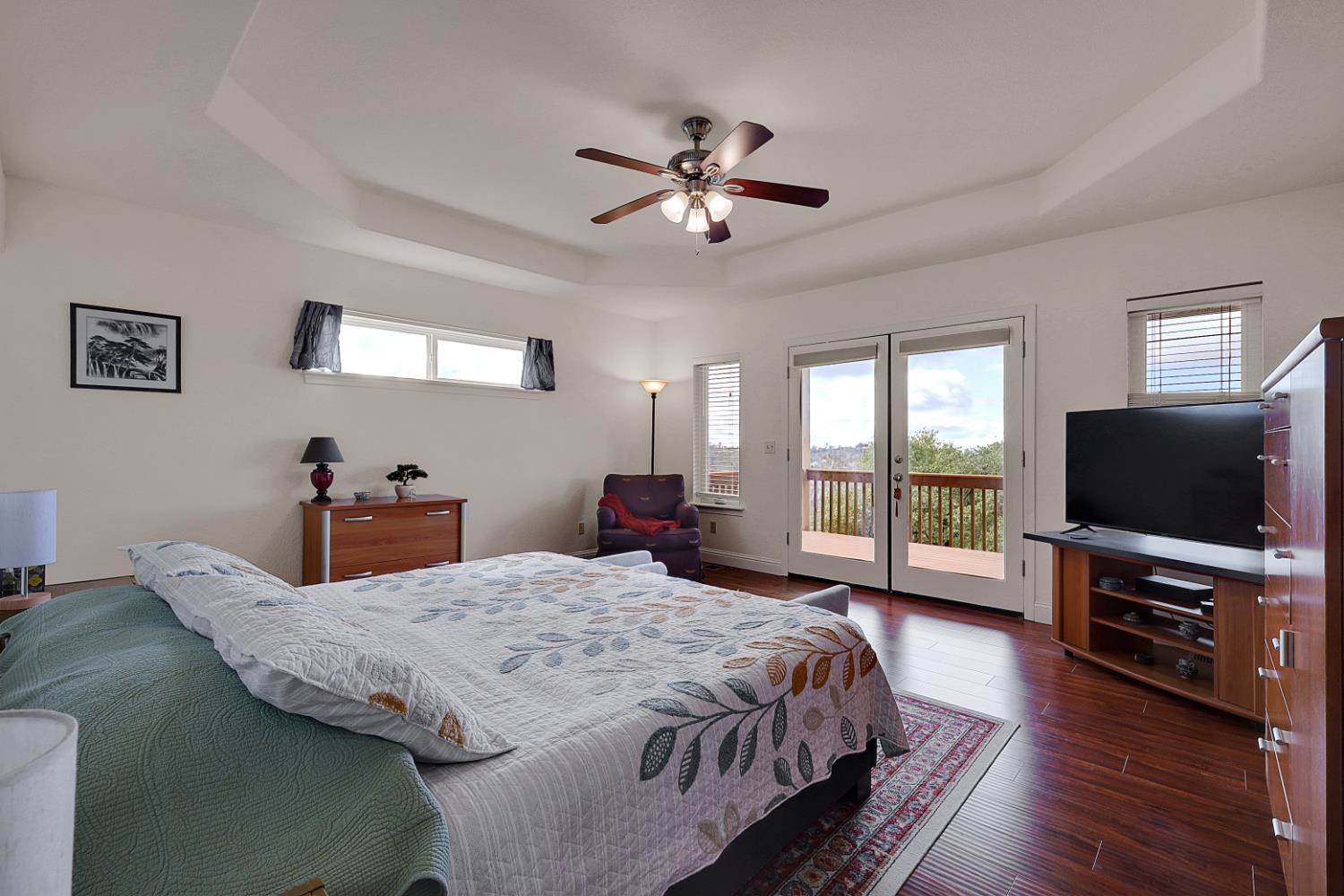 13680 Jessica Way Browns Valley, CA 95918 - Photo 35 of 73 a bedroom with a bed and a flat screen tv