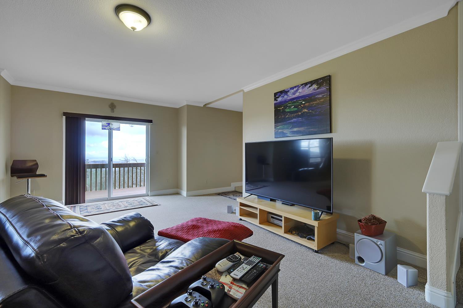 13680 Jessica Way Browns Valley, CA 95918 - Photo 45 of 73 a living room with furniture and a flat screen tv