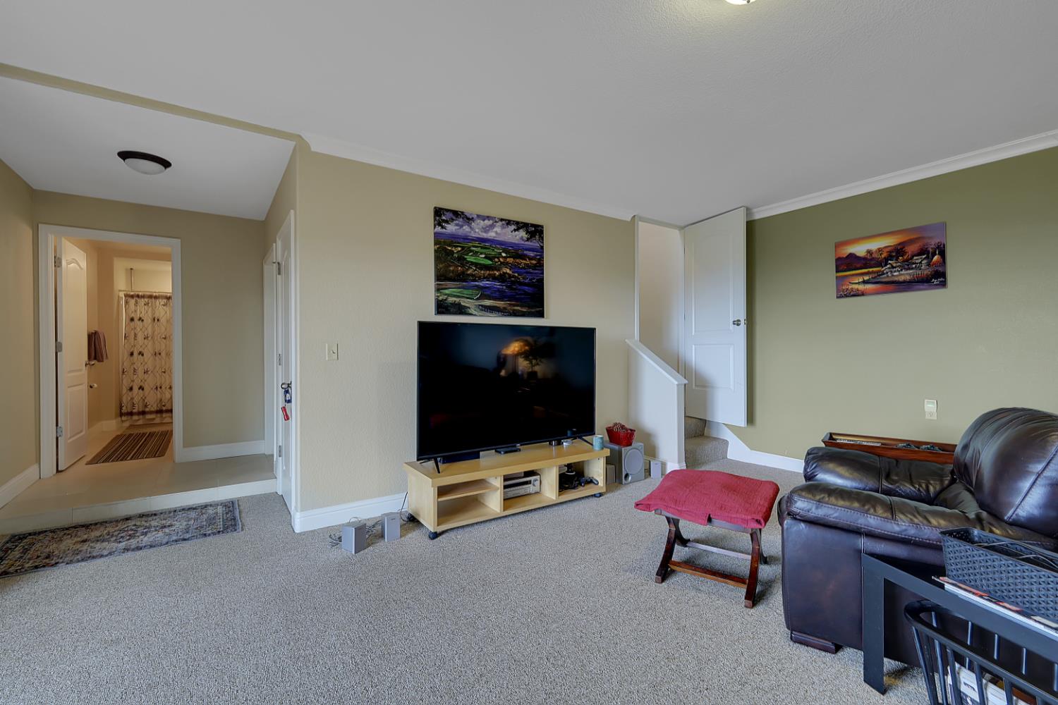 13680 Jessica Way Browns Valley, CA 95918 - Photo 47 of 74 a living room with furniture and a flat screen tv