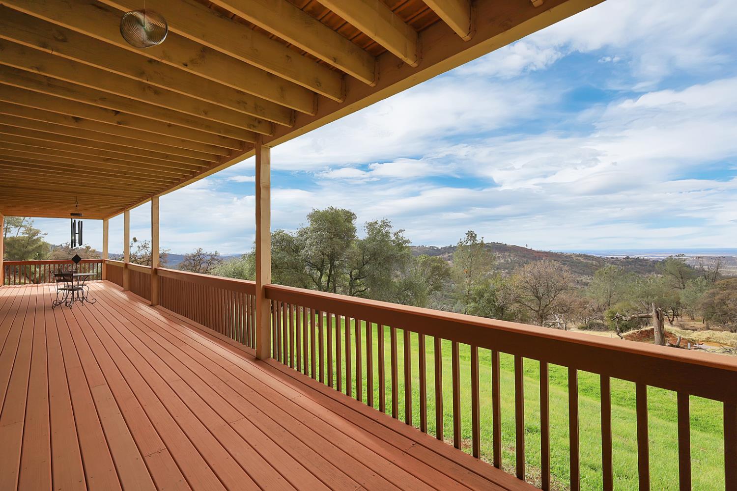 13680 Jessica Way Browns Valley, CA 95918 - Photo 56 of 74 a view of balcony with couches and wooden floor
