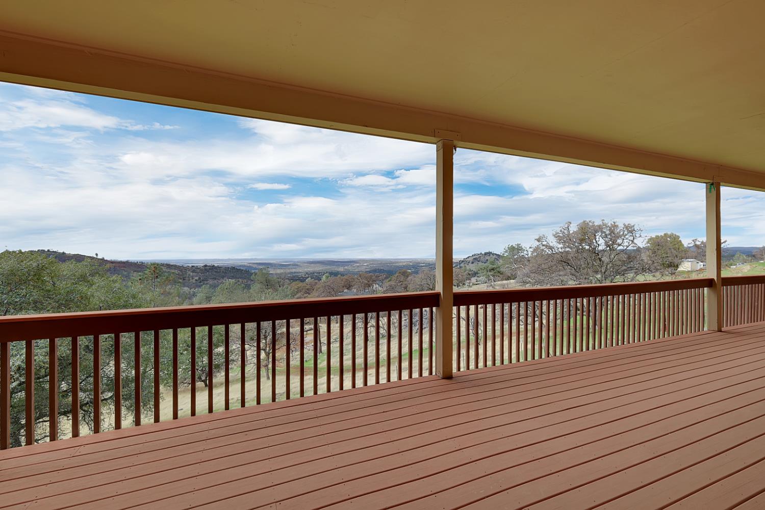 13680 Jessica Way Browns Valley, CA 95918 - Photo 61 of 74 a view of balcony with wooden floor & fence