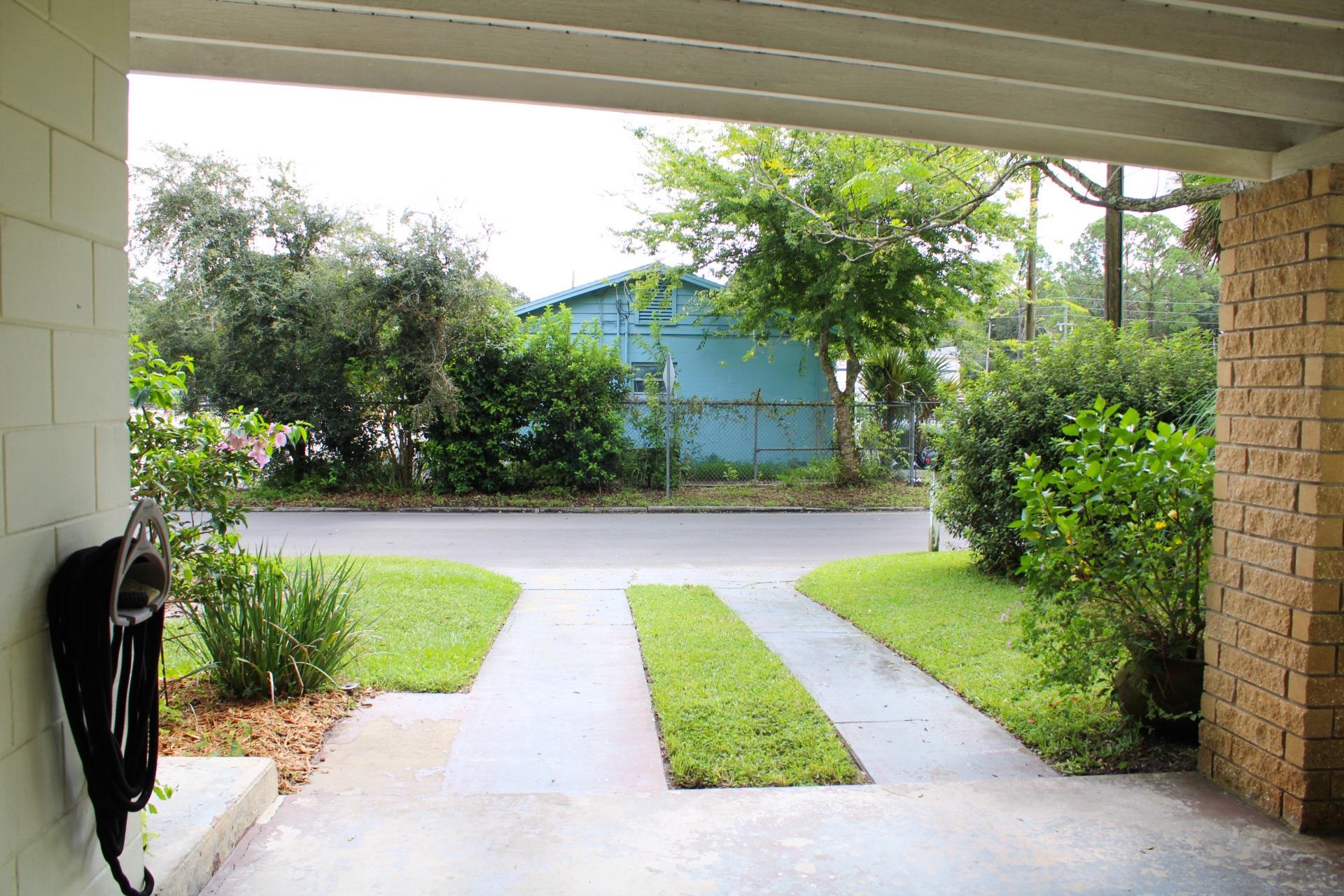 248 Spring Street St. Augustine, FL 32084 - Photo 31 of 50 a view of backyard with swimming pool