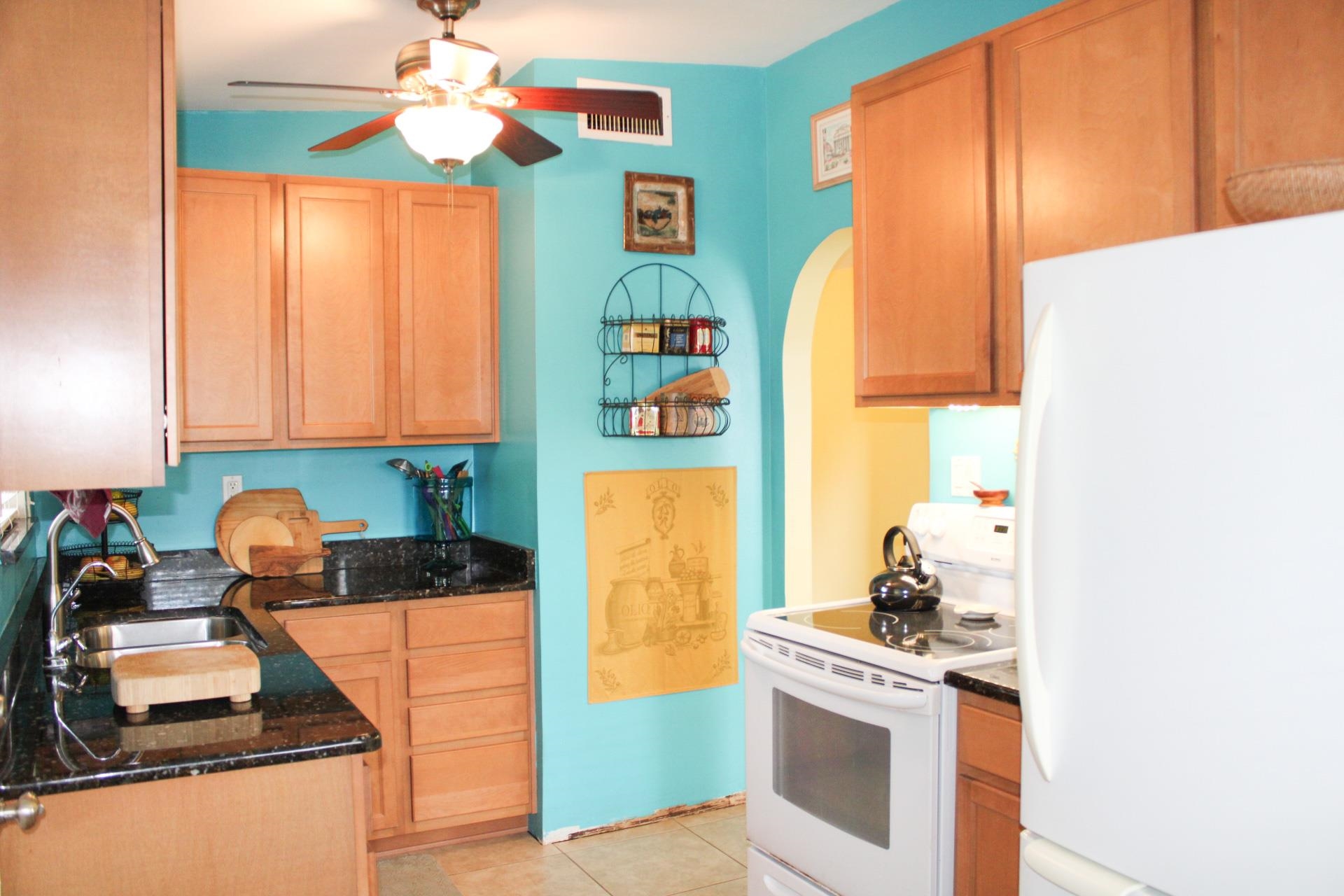 248 Spring Street St. Augustine, FL 32084 - Photo 8 of 50 a kitchen with a stove and a microwave