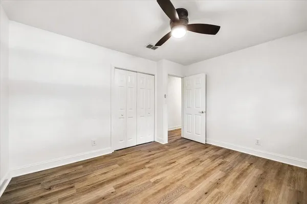 wooden floor in an empty room
