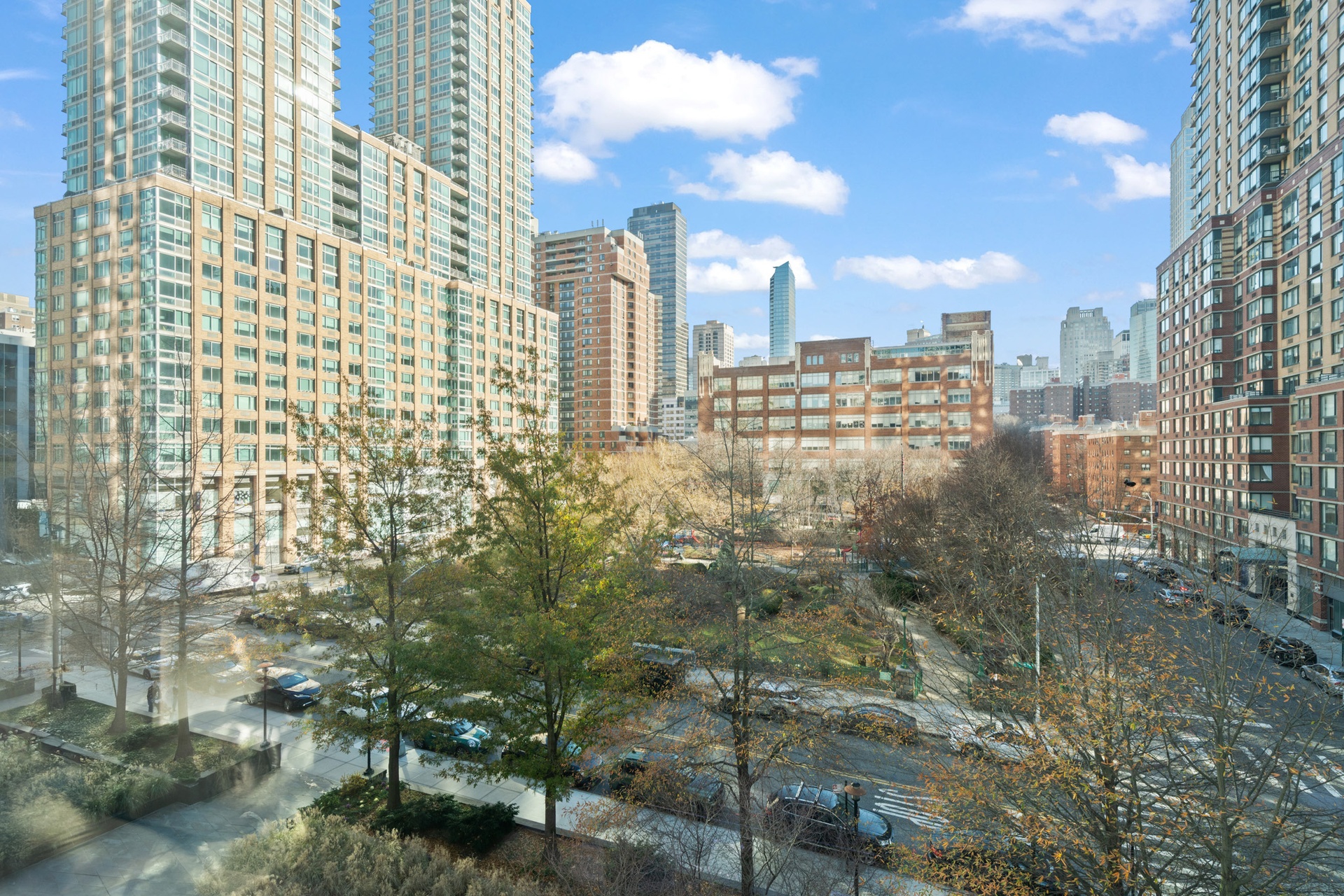 80 Riverside Boulevard, Unit 5S Manhattan, NY 10069 - Photo 12 of 24 a view of a city with tall buildings