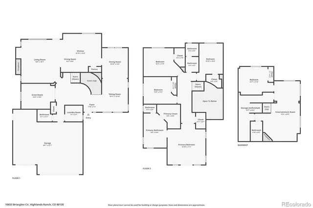 $975,000 | 10653 Briarglen Circle, Highlands Ranch, CO 80130