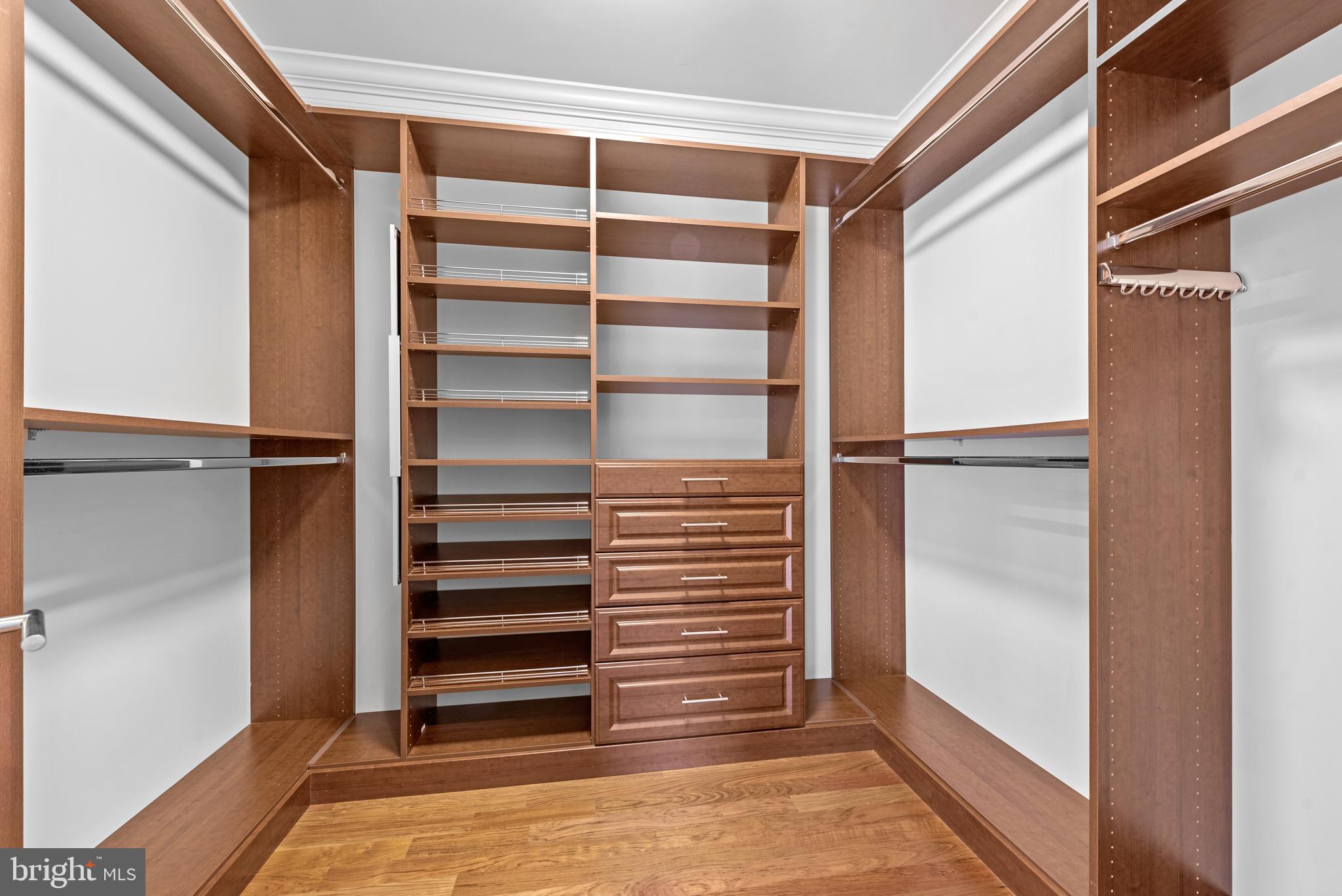 7003 Churchill Road McLean, VA 22101 - Photo 39 of 76 a view of walk in closet with empty racks