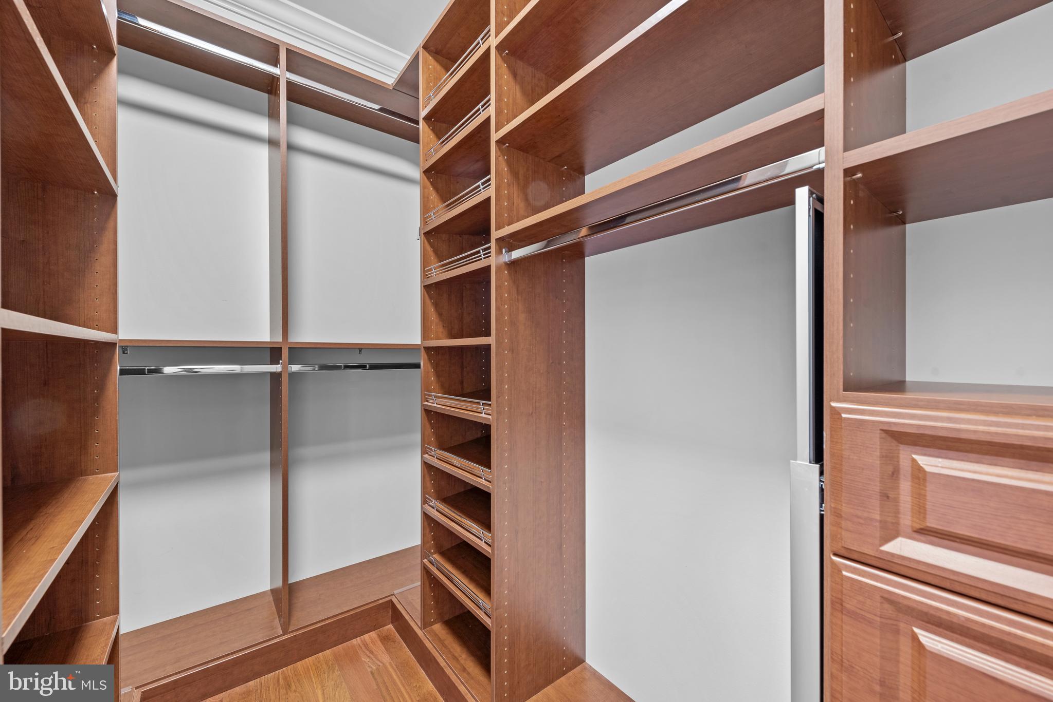 7003 Churchill Road McLean, VA 22101 - Photo 40 of 76 a view of walk in closet with empty racks