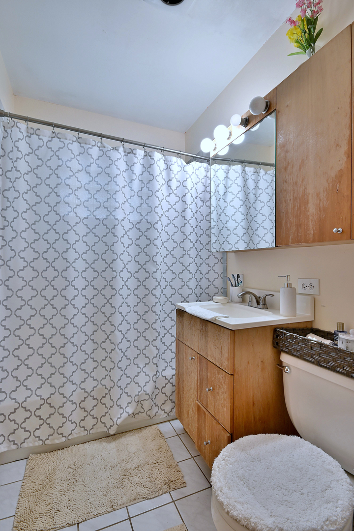 511 West Byron Avenue Addison, IL 60101 - Photo 17 of 31 a bathroom with a sink a toilet and mirror