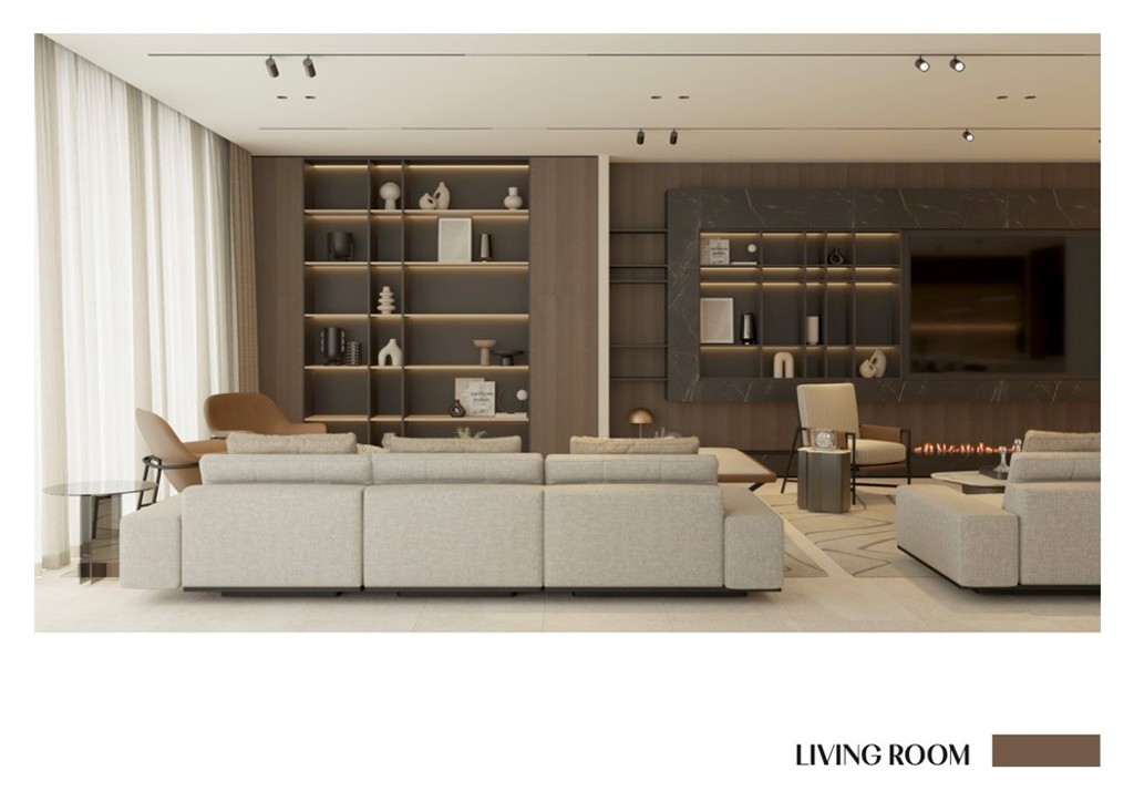 521 Kings Road Newport Beach, CA 92663 - Photo 4 of 48 a living room with furniture and a fireplace