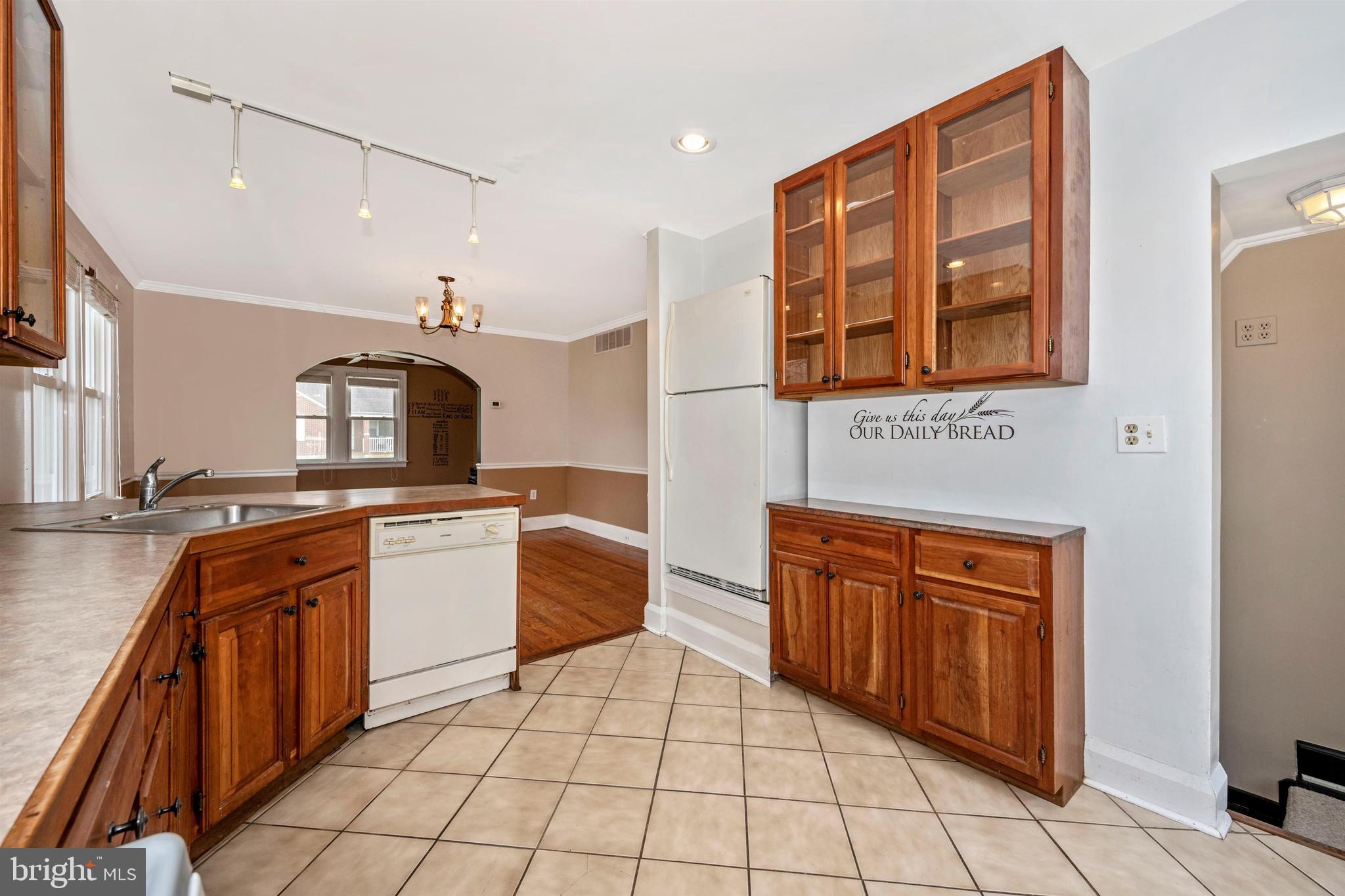 3316 Chapman Road Randallstown, MD 21133 - Photo 16 of 60 Basement Stairway off Kitchen