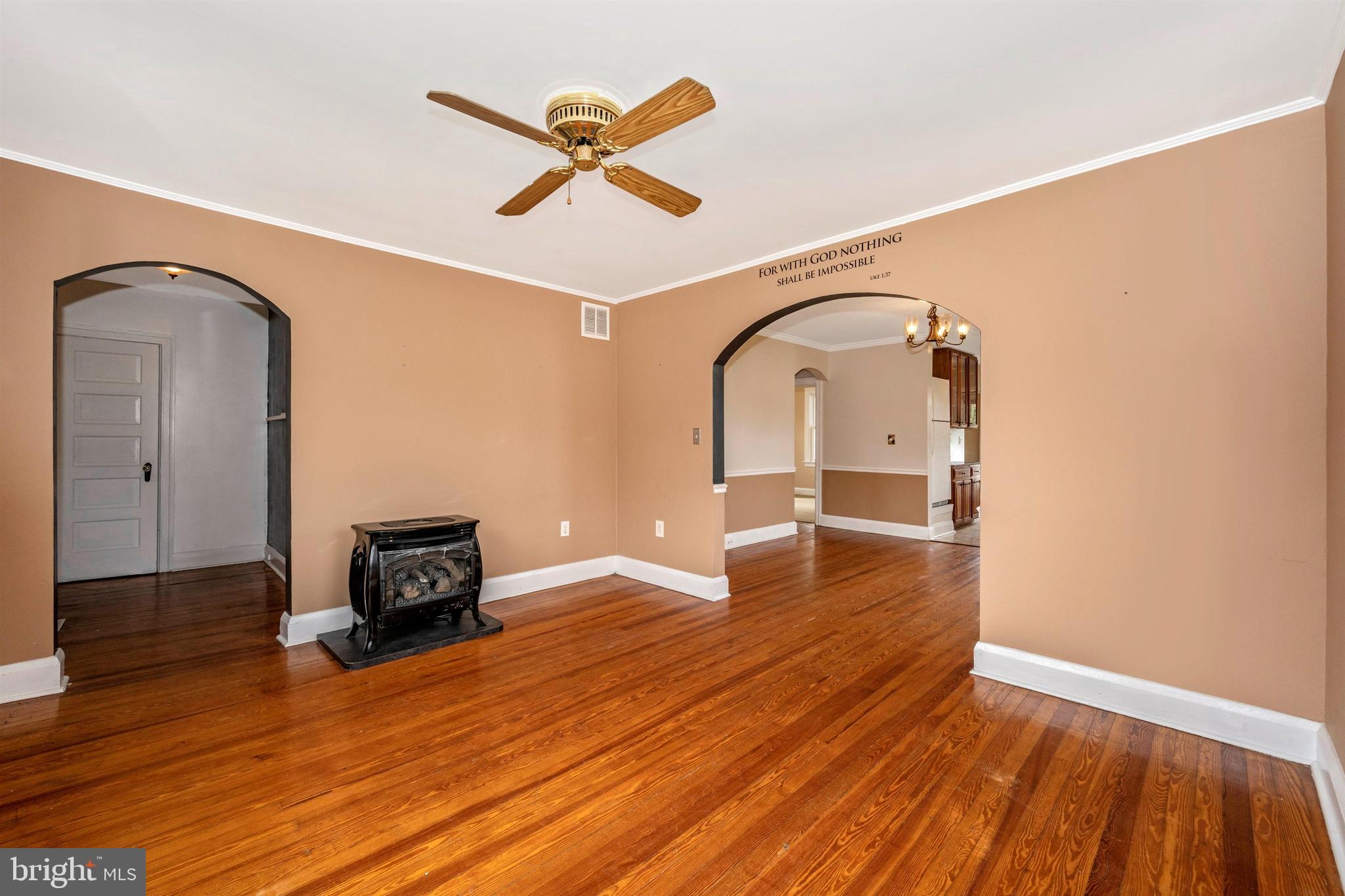 3316 Chapman Road Randallstown, MD 21133 - Photo 8 of 60 Living Room with Hardwood Floors