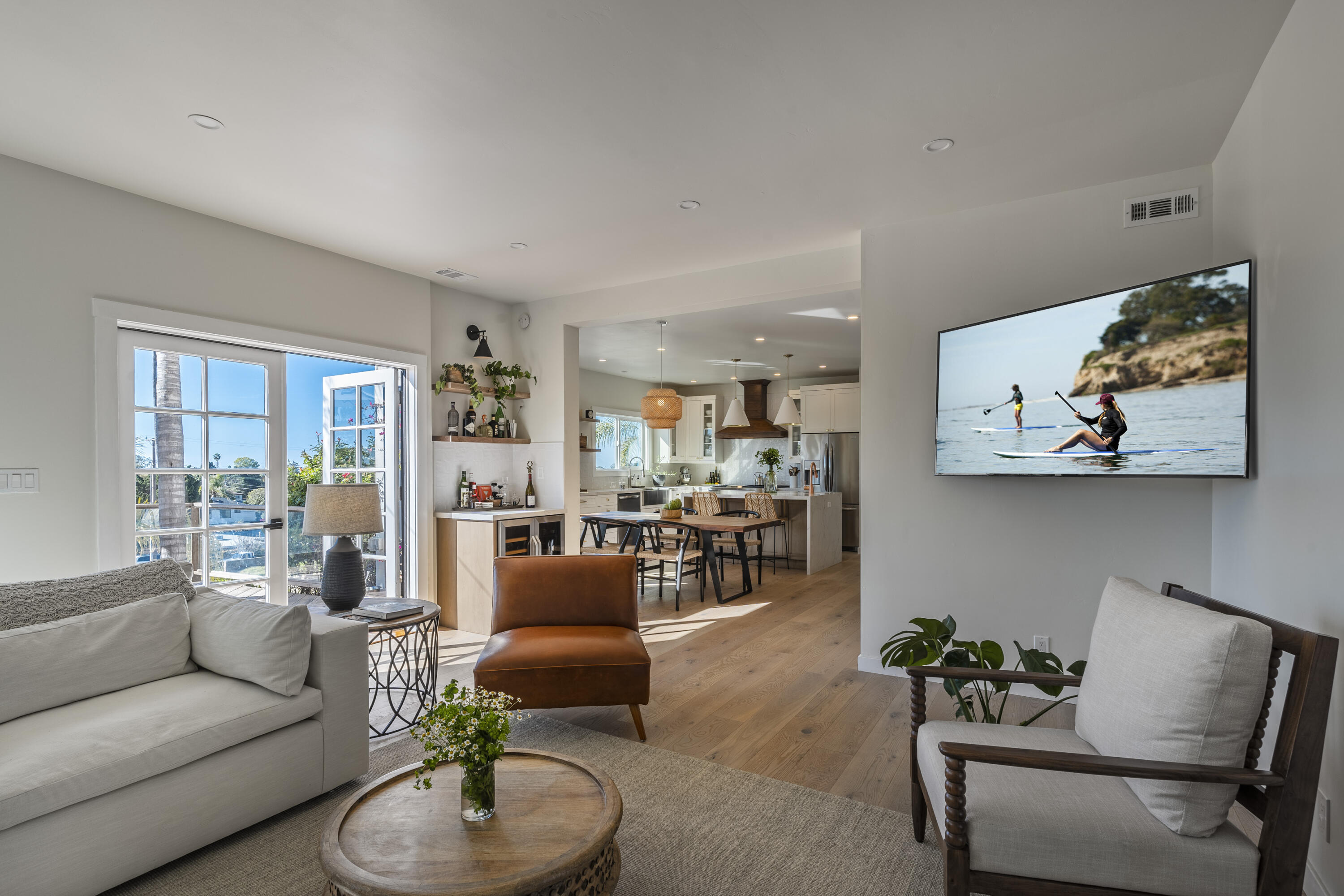 435 Fellowship Road Santa Barbara, CA 93109 - Photo 13 of 38 a living room with furniture and a large window