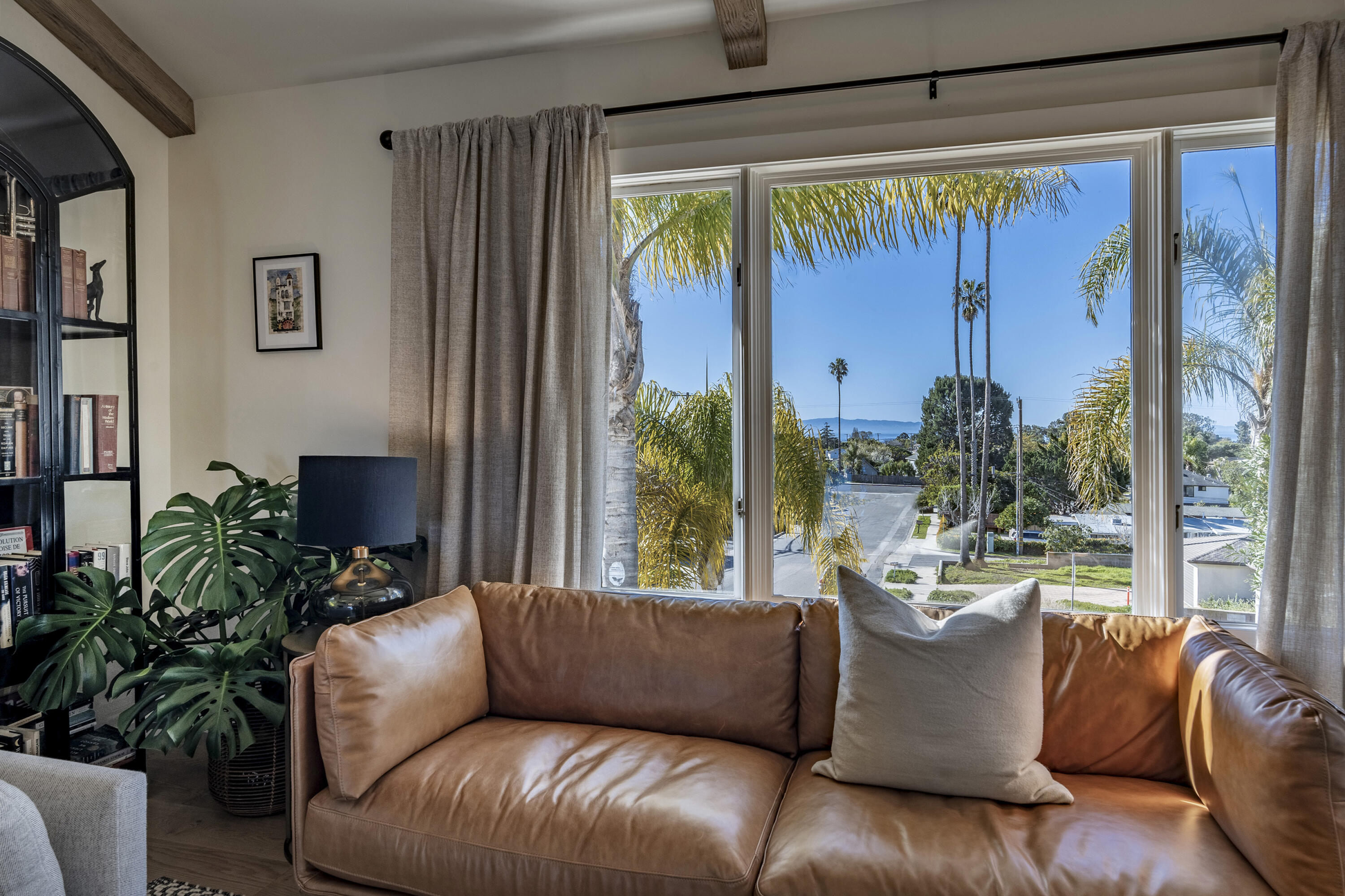 435 Fellowship Road Santa Barbara, CA 93109 - Photo 5 of 38 a living room with furniture and a large window