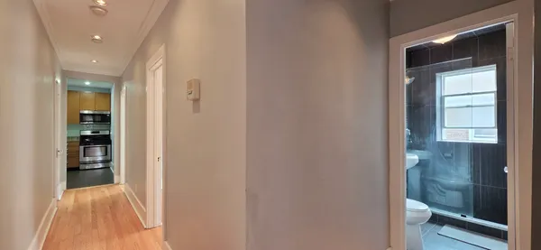 wooden floor in a gallery