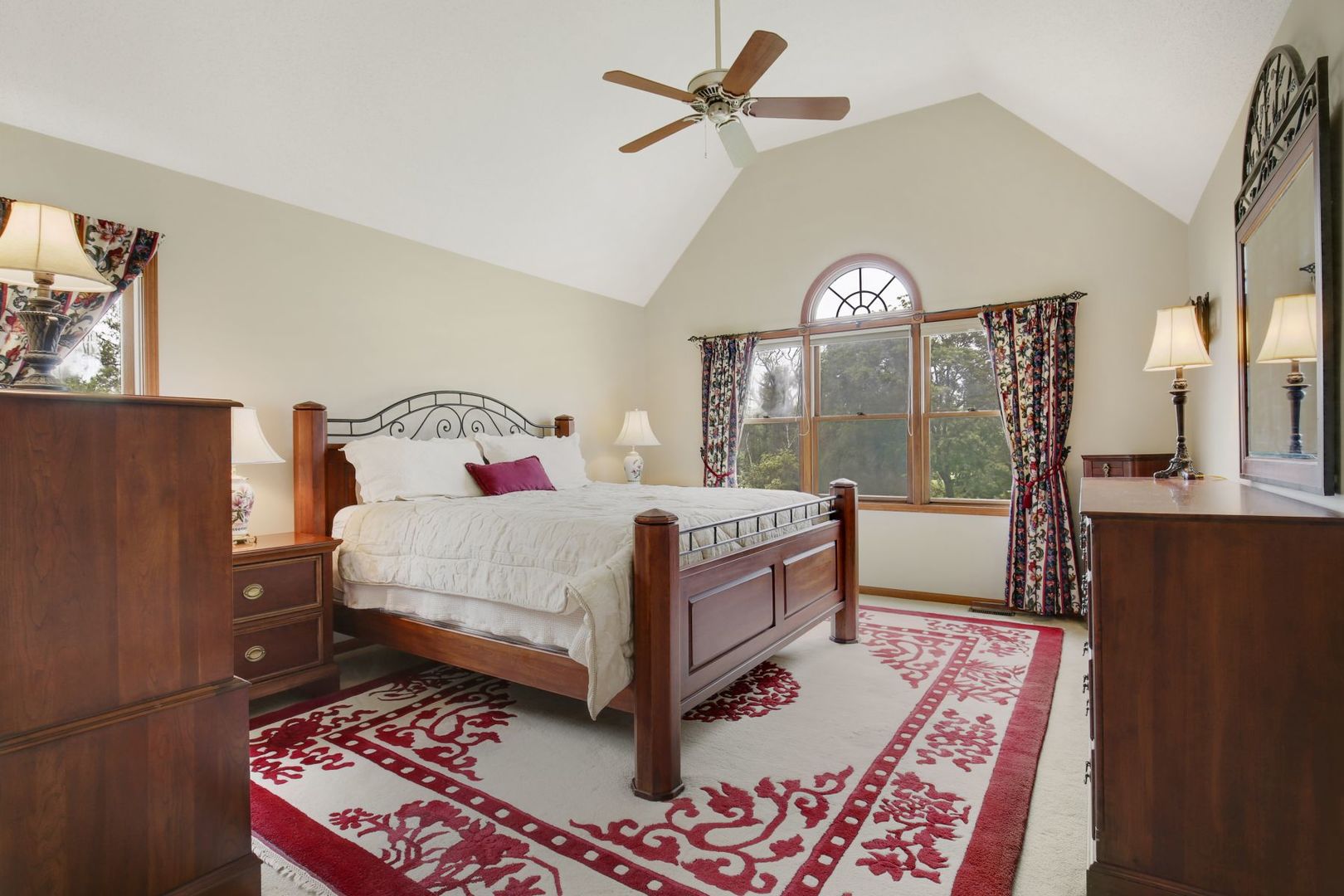 152 Wilcox Drive Bartlett, IL 60103 - Photo 23 of 51 a bedroom with a bed mirror on desk and a window
