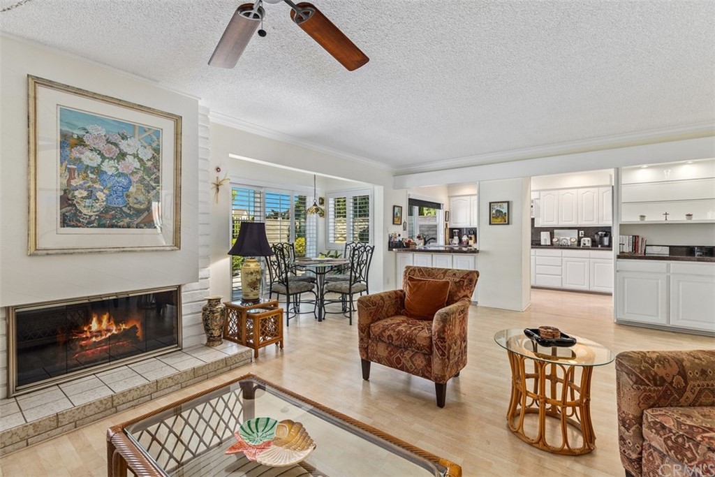 10 Mandrake Way Irvine, CA 92612 - Photo 15 of 35 a living room with furniture and a fireplace