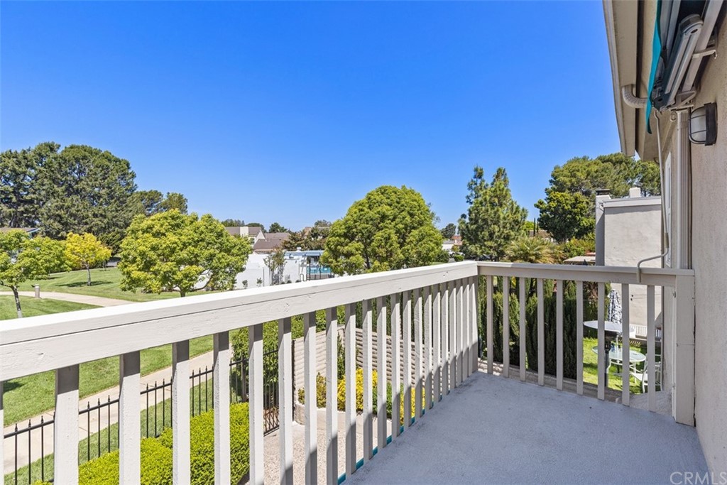 10 Mandrake Way Irvine, CA 92612 - Photo 27 of 35 a view of a balcony with wooden fence