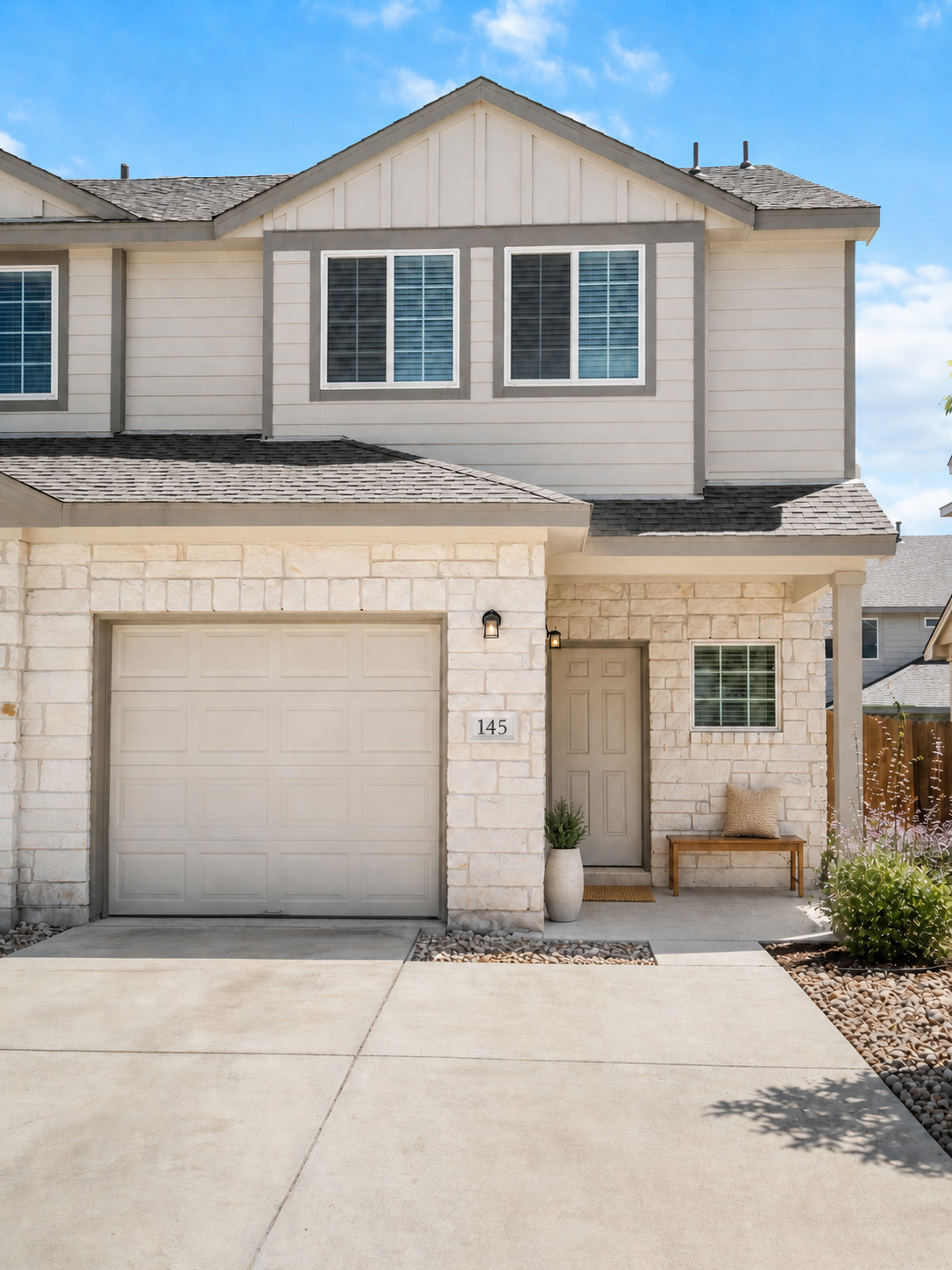 Front entry *decor added via AI