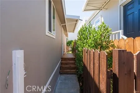 a view of front door and deck