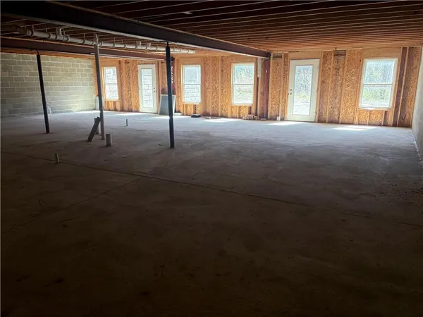 a view of large room with natural light