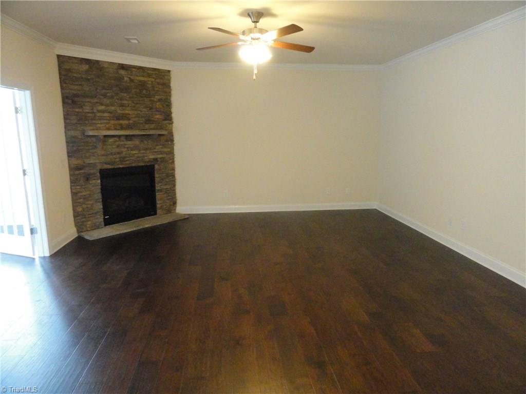 2814 Fallin Court High Point, NC 27262 - Photo 7 of 16 Great room with stone fireplace