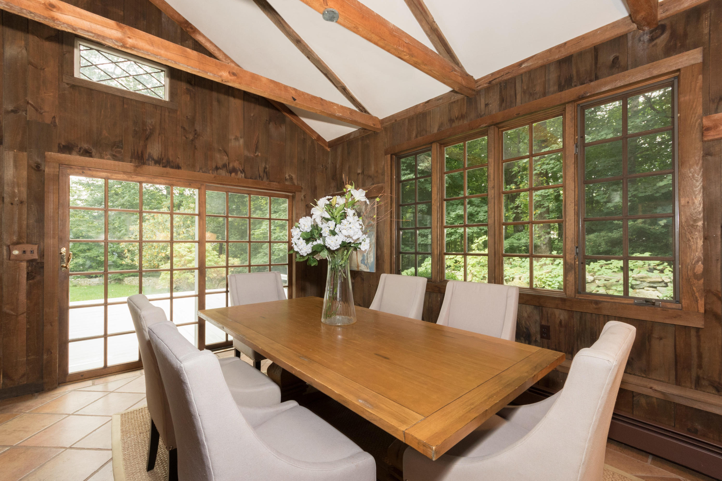 55 Cedar Gate Road Darien, CT 06820 - Photo 11 of 41 a view of a dining room with furniture window and outside view