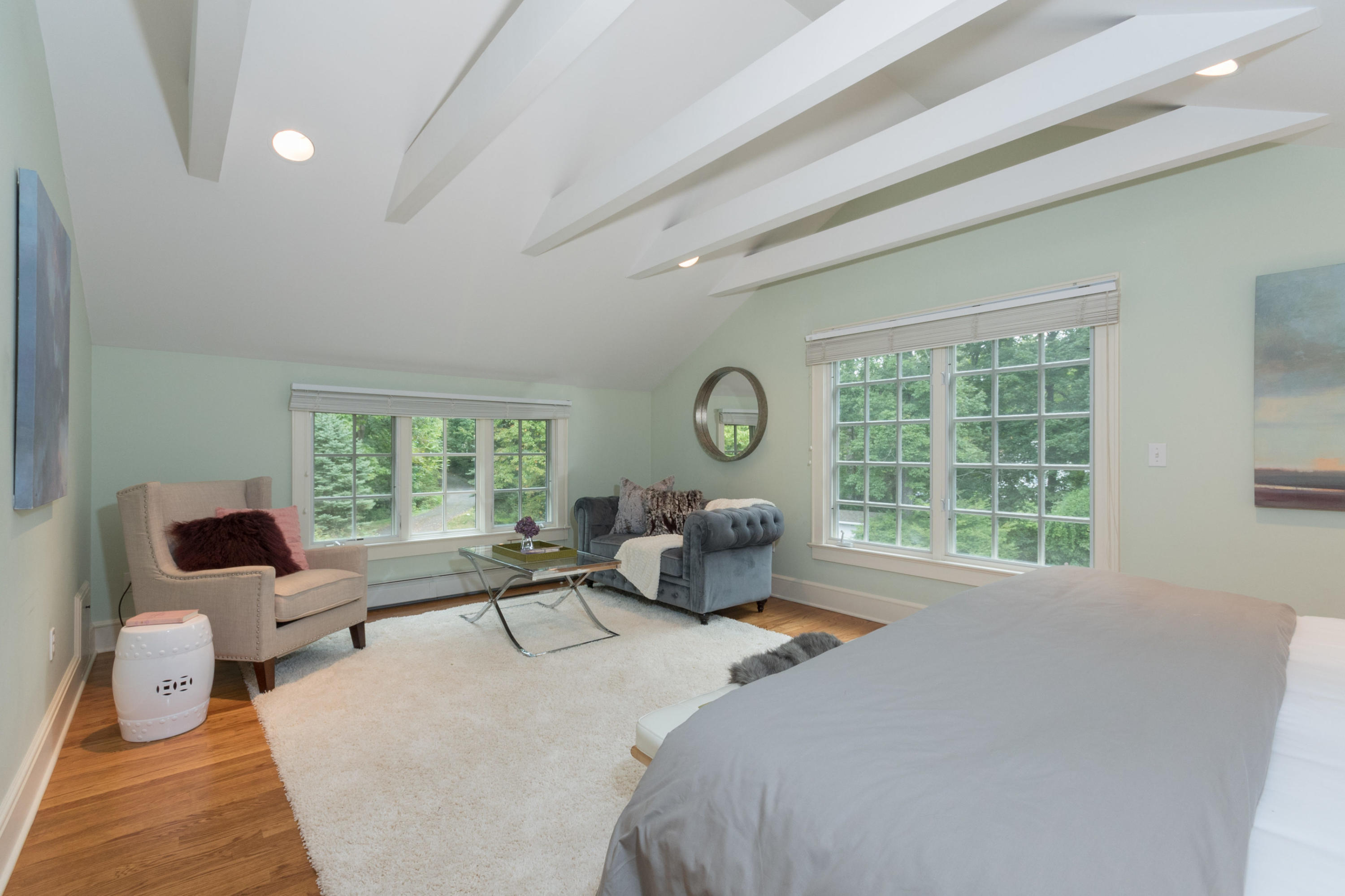 55 Cedar Gate Road Darien, CT 06820 - Photo 20 of 41 a bed room with a bed and a large window