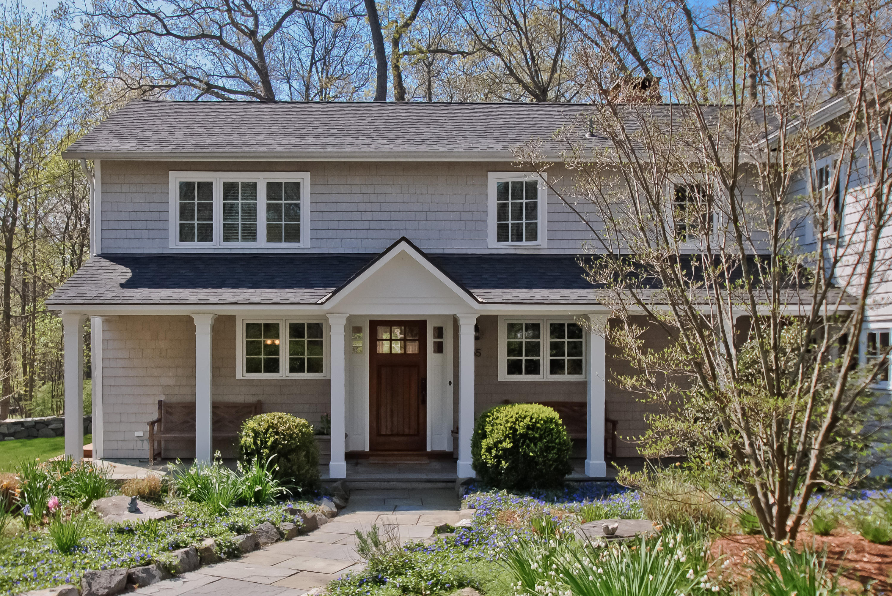 55 Cedar Gate Road Darien, CT 06820 - Photo 2 of 41 front view of a house with a yard