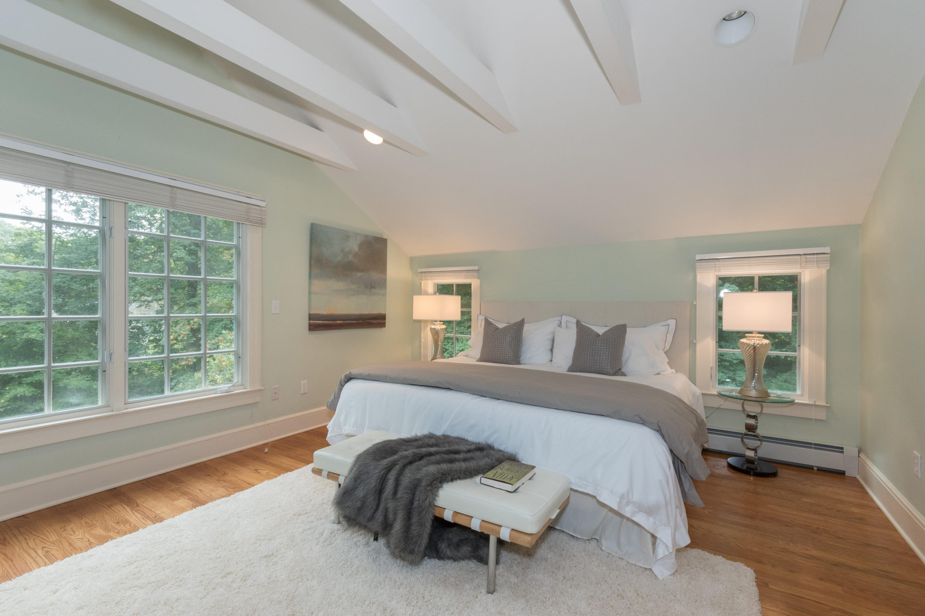 55 Cedar Gate Road Darien, CT 06820 - Photo 21 of 41 a bed room with a bed and a chair