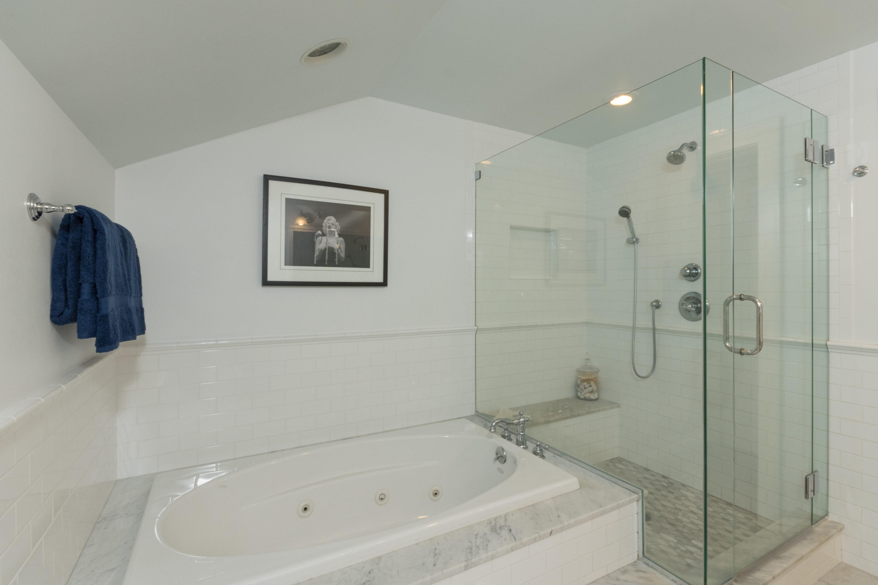 55 Cedar Gate Road Darien, CT 06820 - Photo 26 of 41 a white bath tub sitting next to a shower