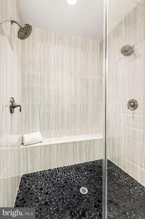 a view of a city with tall buildings