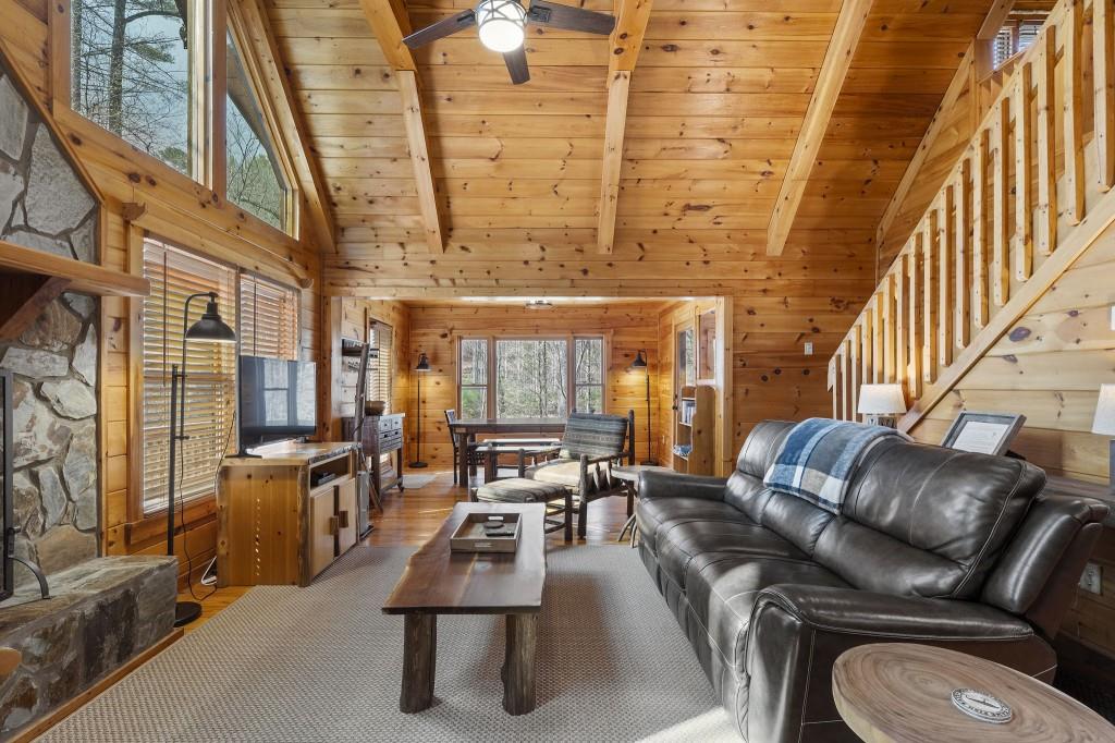 77 Old Covered Bridge Road Cherry Log, GA 30522 - Photo 8 of 40 a living room with furniture