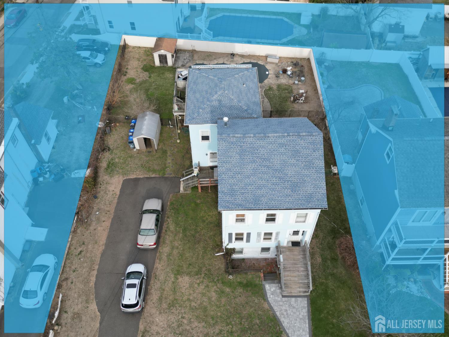 41 Atlantic Street Keyport, NJ 07735 - Photo 36 of 48 an aerial view of a house with a yard