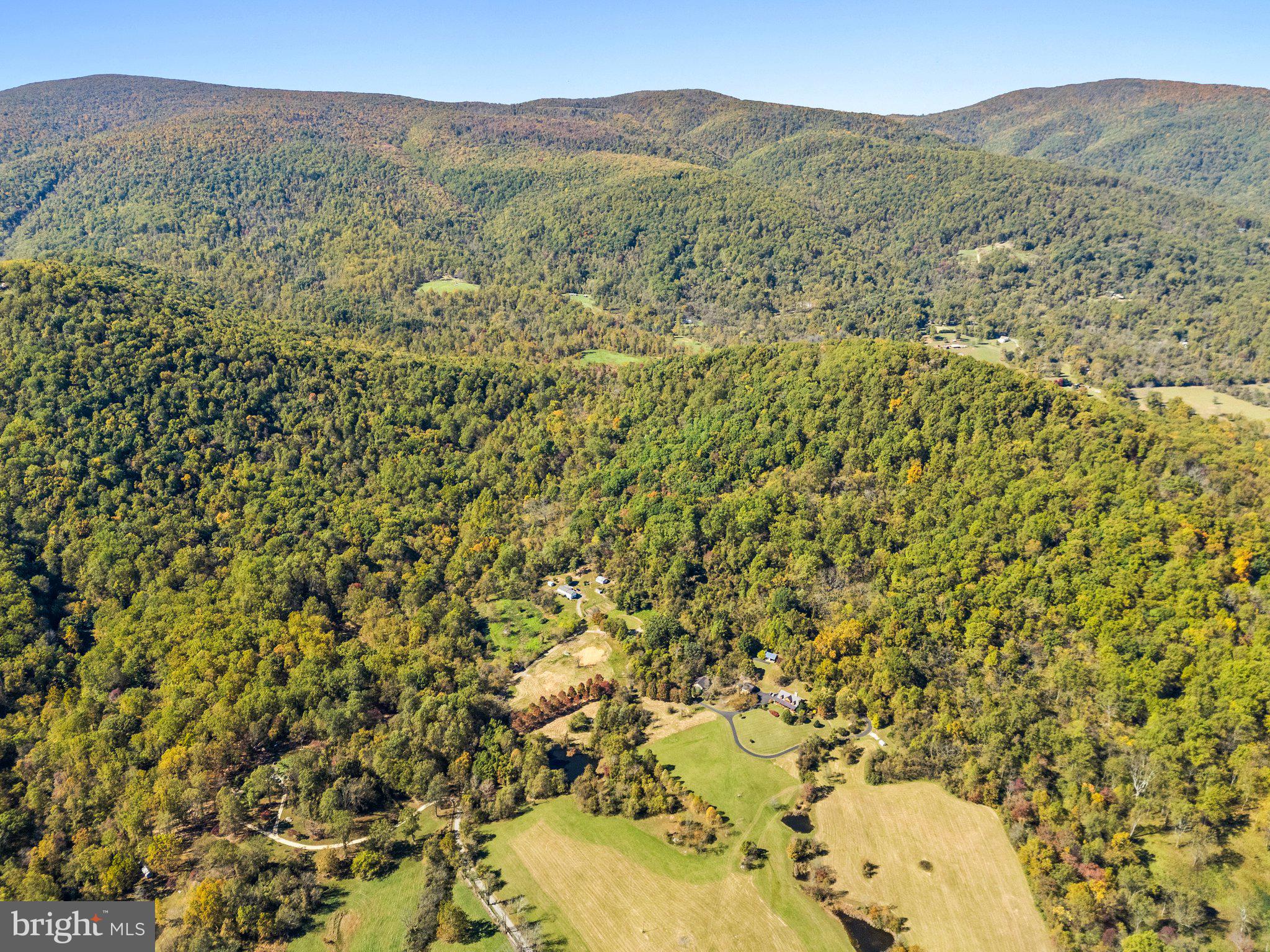 Rocky Lane Huntly, VA 22640 - Photo 3 of 18 a view of a field with a mountain in the background