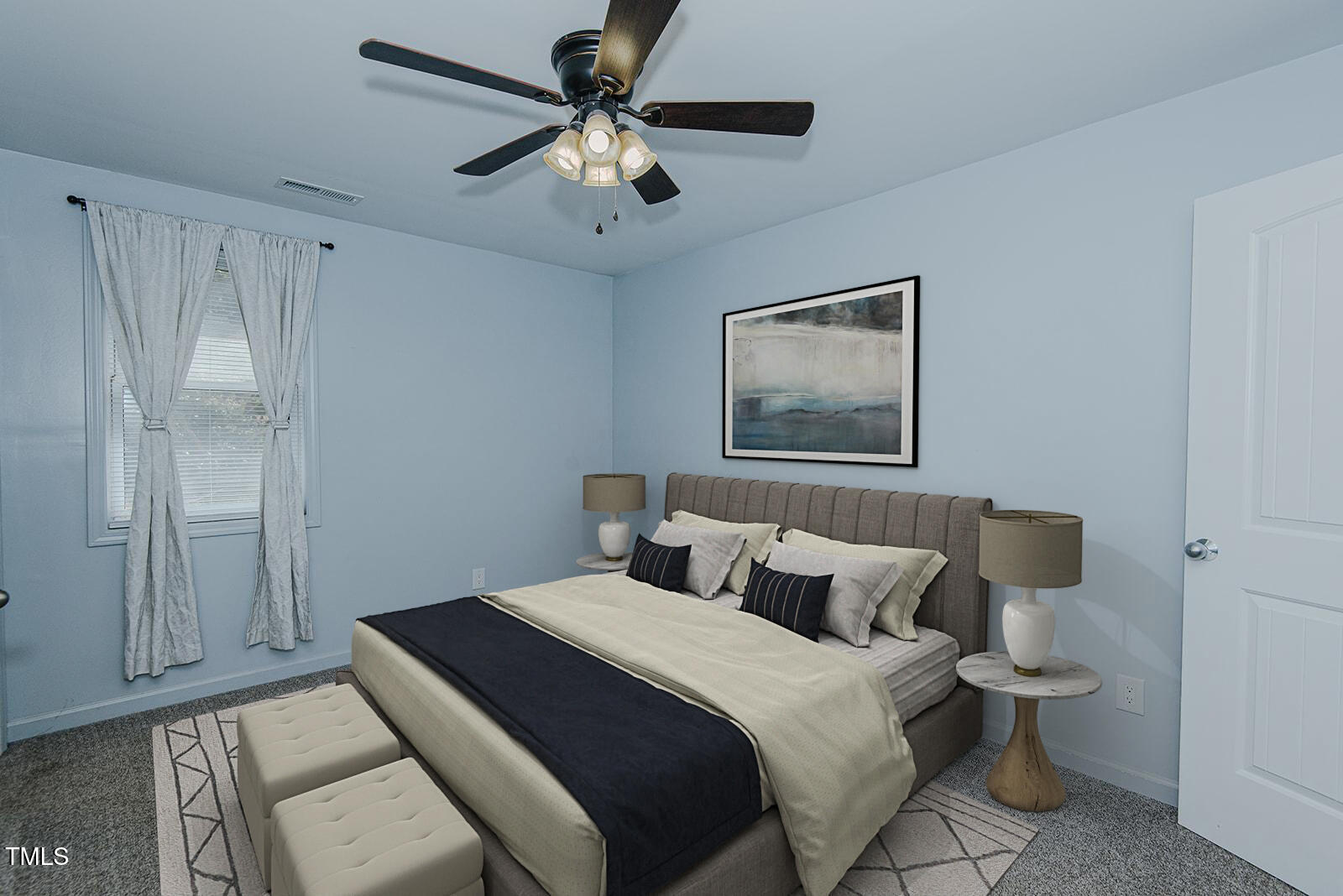 8204 Hebron Church Road Mebane, NC 27302 - Photo 23 of 59 Primary Bedroom virtually staged