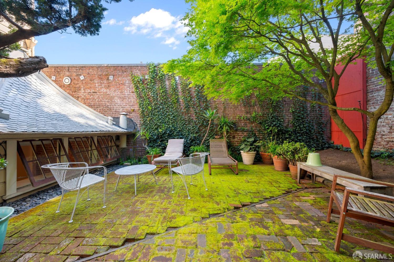 1659 Jackson Street San Francisco, CA 94109 - Photo 21 of 27 a view of backyard with seating area and green space