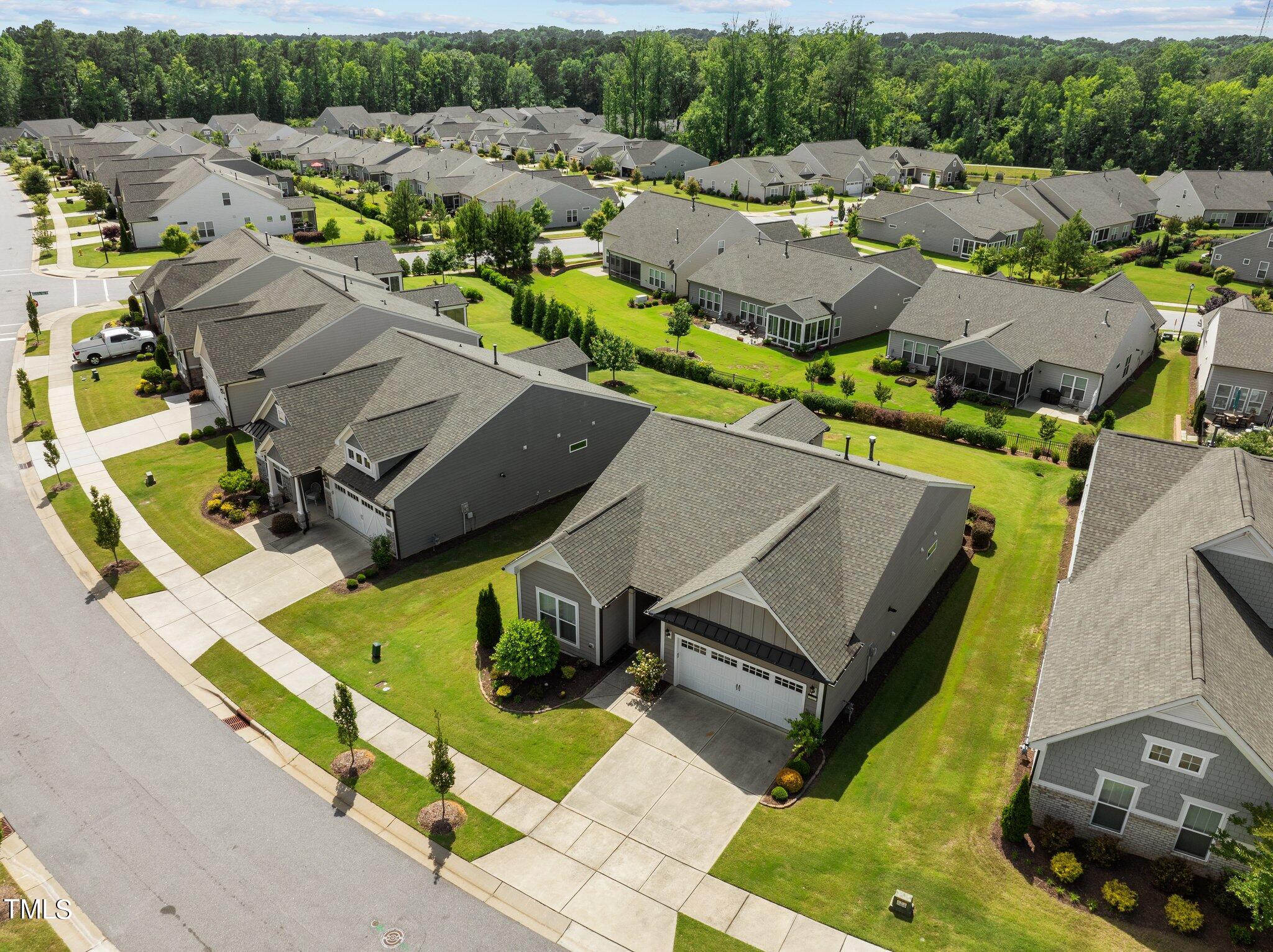 1013 Calista Drive Wake Forest, NC 27587 - Photo 35 of 40 an aerial view of a house with outdoor space