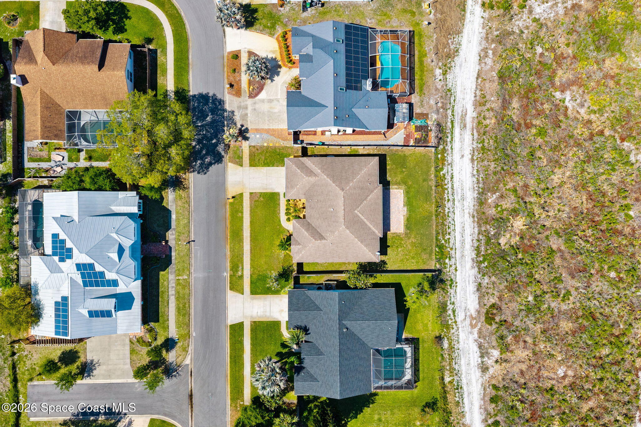 1305 Pemberton Trail Malabar, FL 32950 - Photo 56 of 69 aerial view of residential houses with outdoor space