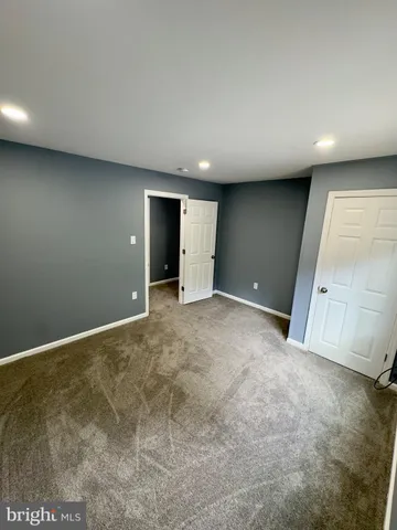 a view of a livingroom with an empty space