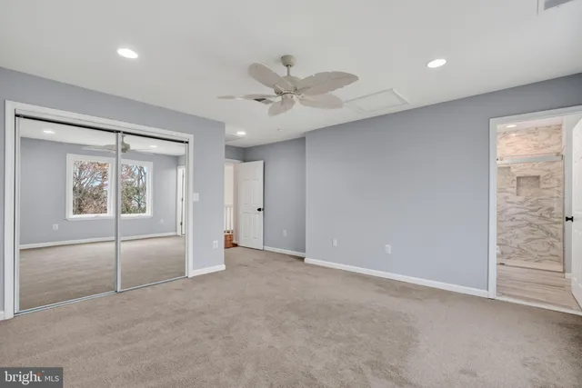 a room with furniture