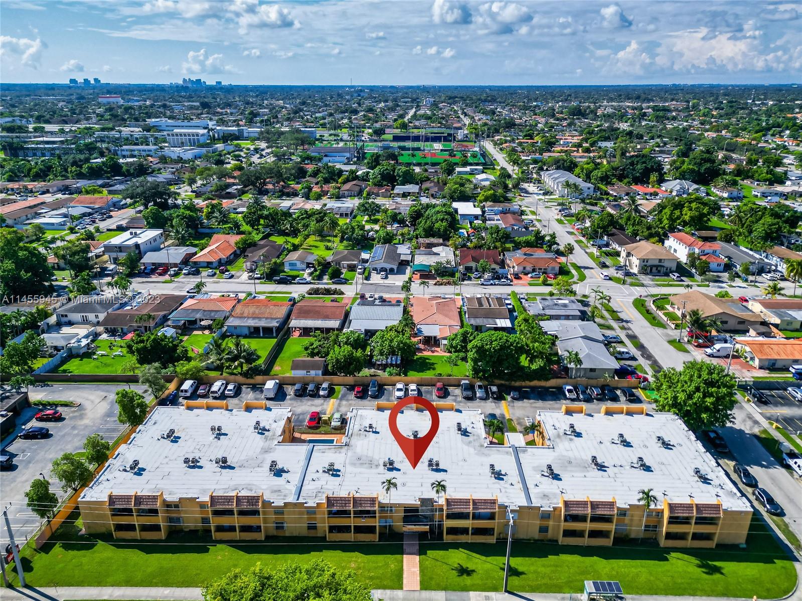 8990 Southwest 24th Street, Unit 15 Miami, FL 33165 - Photo 16 of 21 an aerial view of multiple house