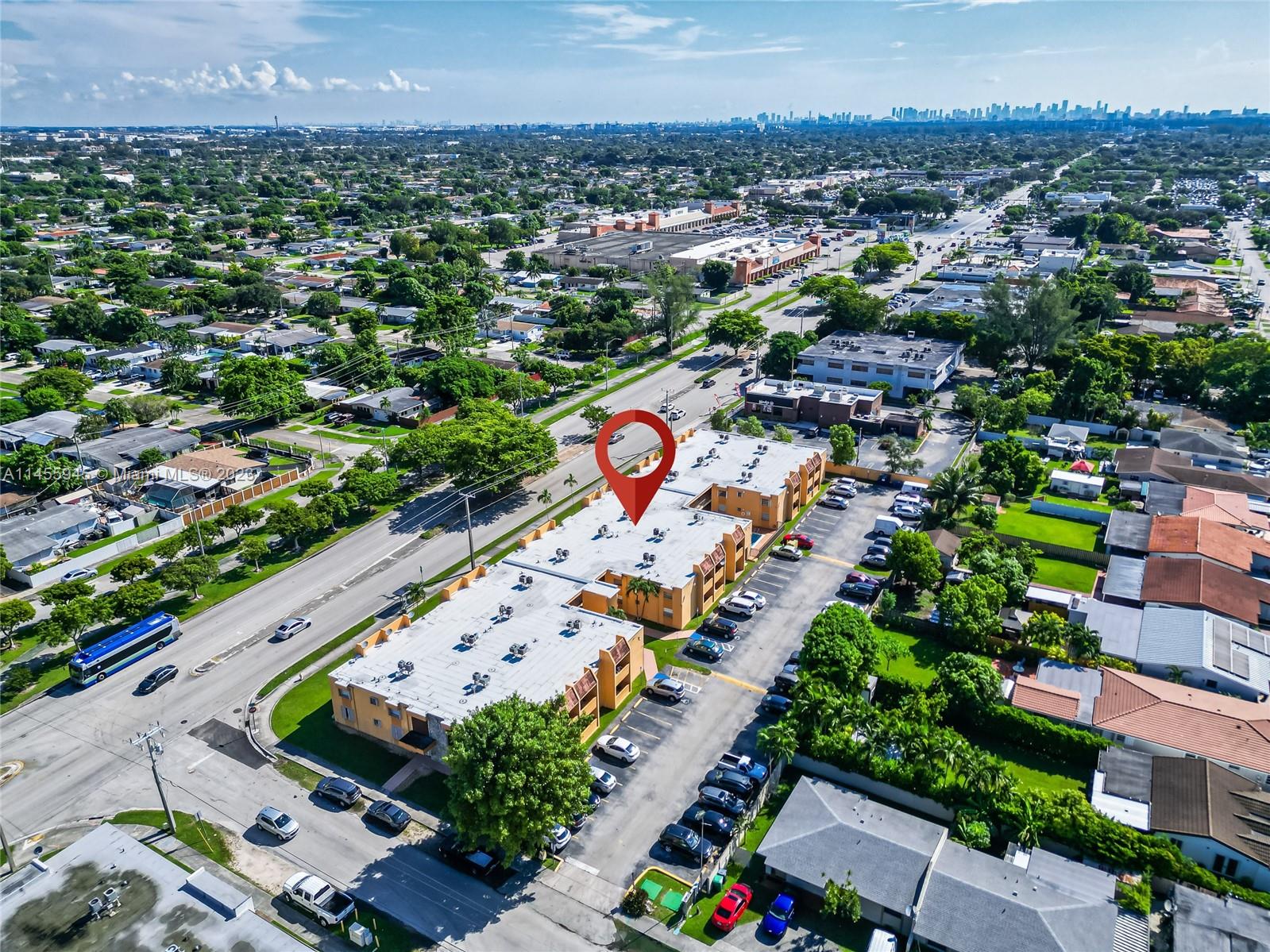 8990 Southwest 24th Street, Unit 15 Miami, FL 33165 - Photo 18 of 21 an aerial view of a city