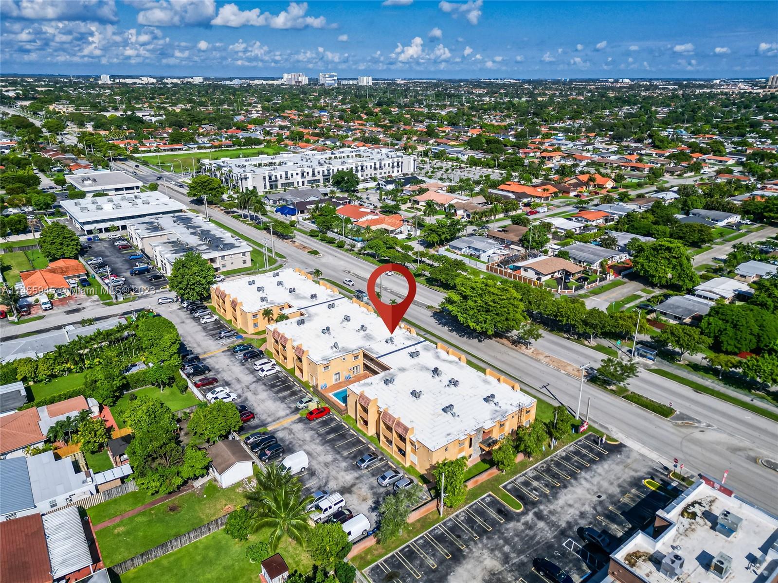 8990 Southwest 24th Street, Unit 15 Miami, FL 33165 - Photo 19 of 21 an aerial view of a city