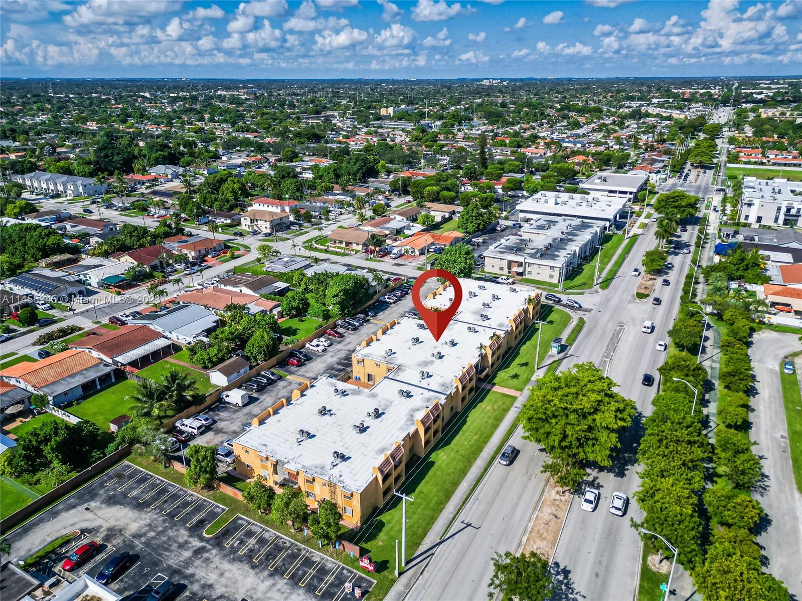 8990 Southwest 24th Street, Unit 15 Miami, FL 33165 - Photo 20 of 21 an aerial view of multiple house