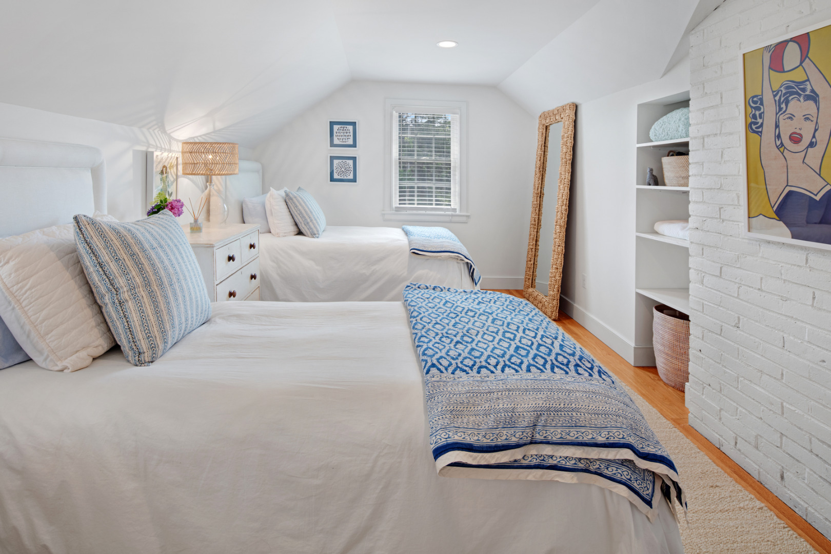 5 Hillman Drive Edgartown, MA 02539 - Photo 28 of 34 a bedroom with a bed and wooden floor