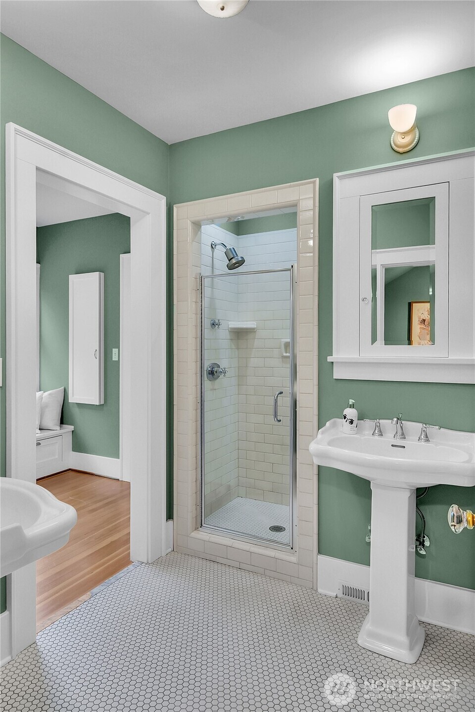 110 Smith Street Seattle, WA 98109 - Photo 20 of 35 a bathroom with a sink a toilet and shower