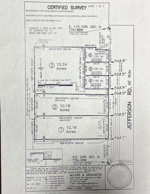2239 Jefferson Road Ionia, MI 48846 - Photo 1 of 1 Survey